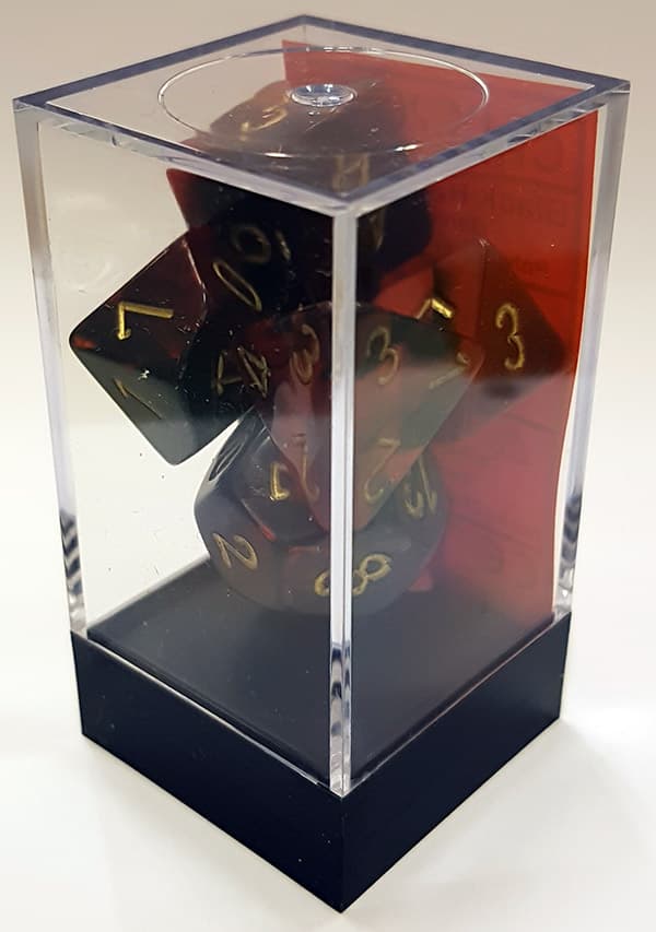 T?rningsset - Gemini Black-red (CHX26433) - Brætspil