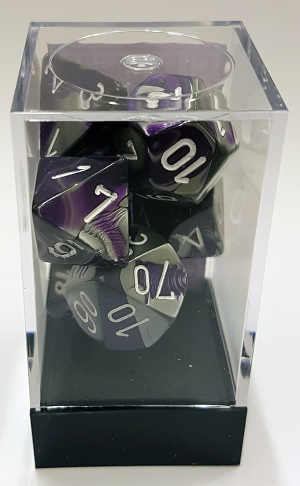 T?rningsset - Gemini Purple-steel (CHX26432) - Brætspil