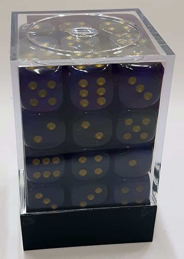 Tärningsset D6 - Borealis Royal Purple (CHX27867) - Brädspel