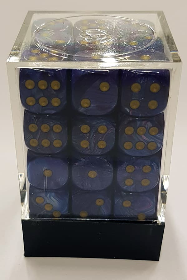 T?rningsset D6 - Lustrous Purple (CHX27897) - Brætspil