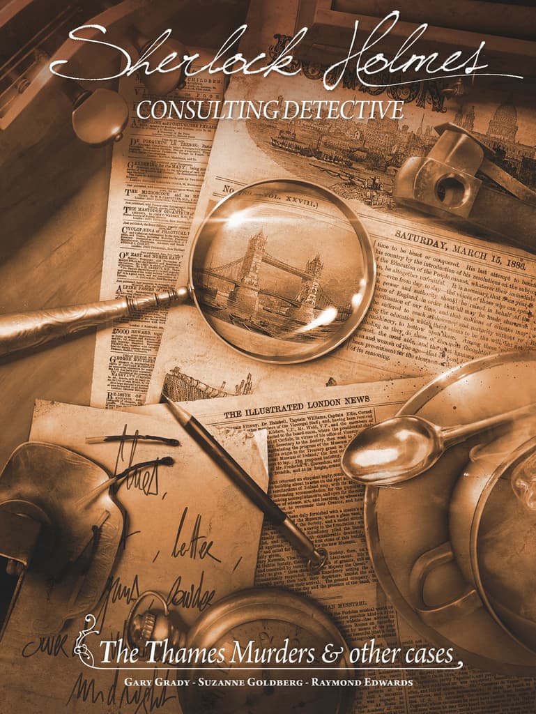 Sherlock Holmes Consulting Detective: The Thames Murders Other Cases - Lautapeli