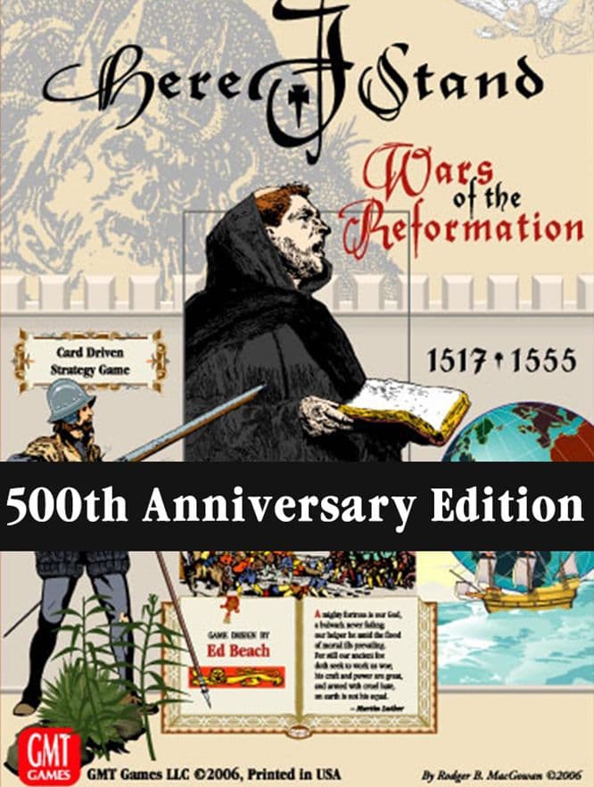 Here I Stand (500th Anniversary Reprint Edition) - Brætspil