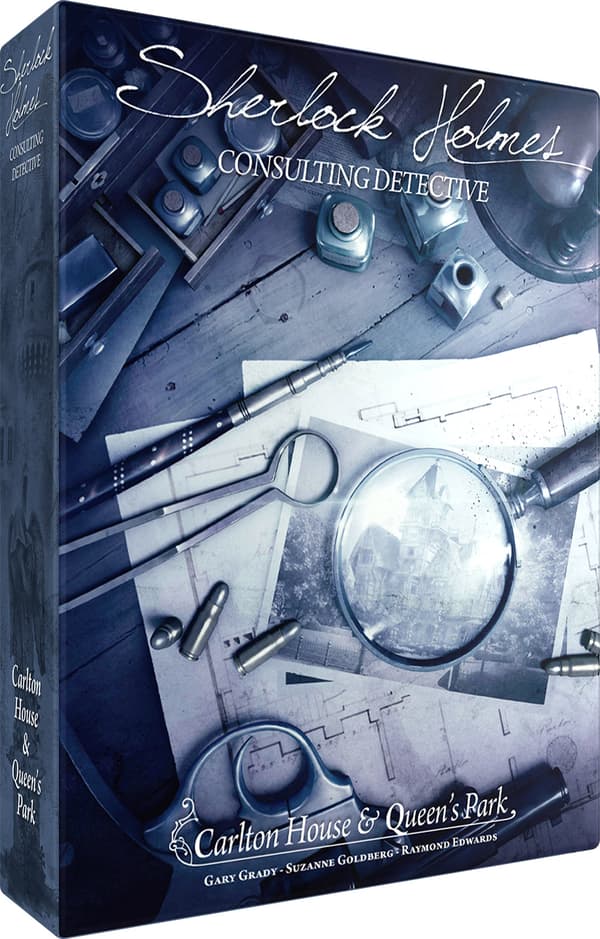 Sherlock Holmes Consulting Detective: Carlton House & Queens Park - Lautapeli