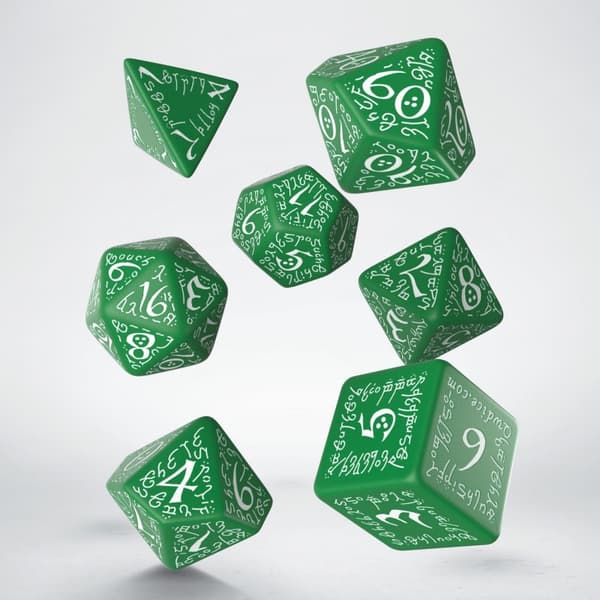 T?rningsset - Elvish Green & white (SELV14) - Brettspil
