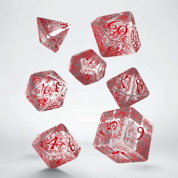 T?rningsset - Elvish Translucent & red (SELV09) - Lautapeli