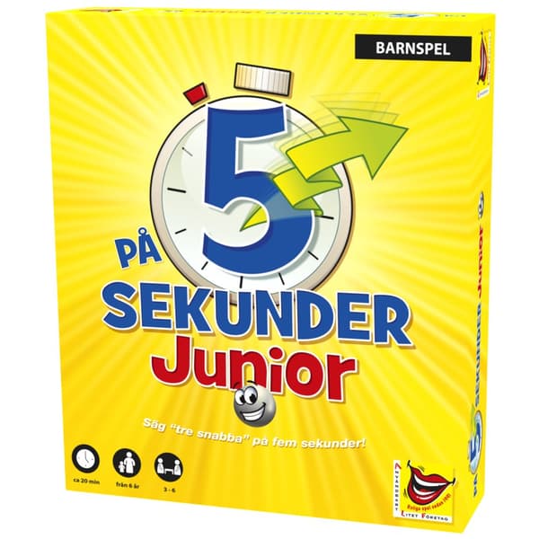 På 5 Sekunder Junior - Brädspel