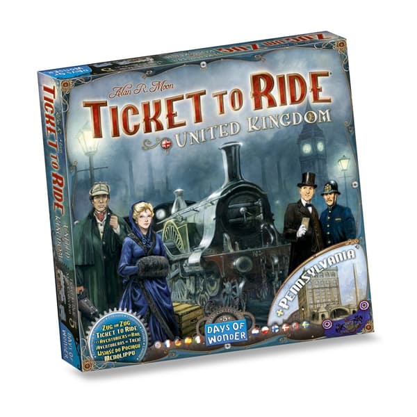 Ticket To Ride: United Kingdom & Pennsylvania (Expansion) (SE/FI/NO/DK/EN)