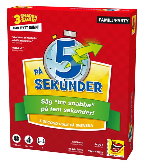 På 5 sekunder, Sällskapsspel, ALF (SE)