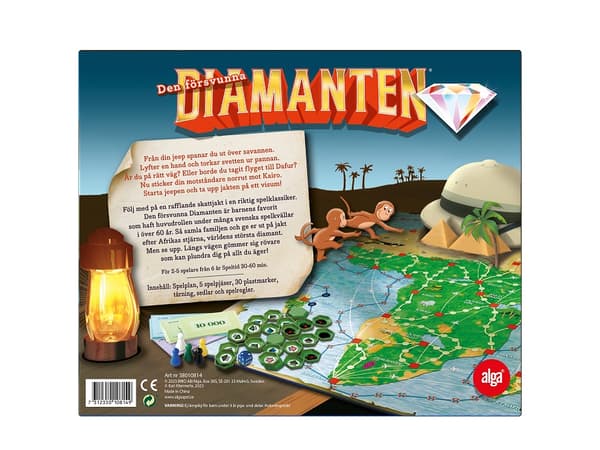 Den försvunna Diamanten, Alga (SE)
