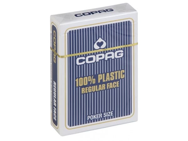 Copag 10.40.01.334 CARTAMUNDI Poker 2 PIP Regular FACE-Mixed Display RED/Blue, Multi