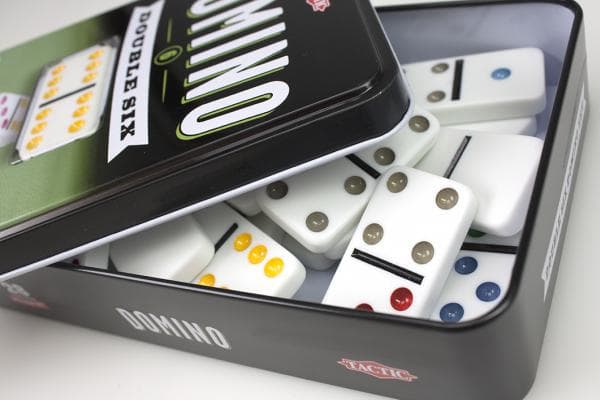 Tactic Domino Double 6 board game
