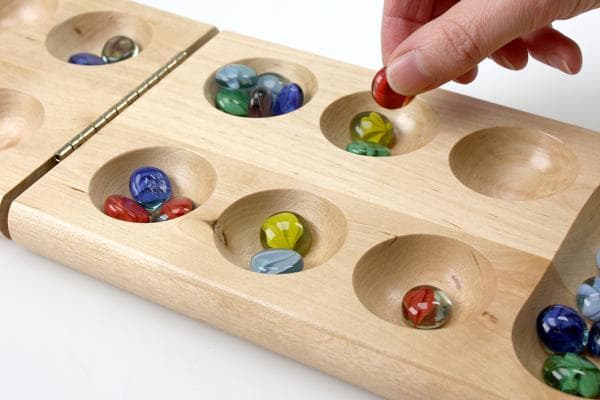 Tactic Deluxe Kalaha board game