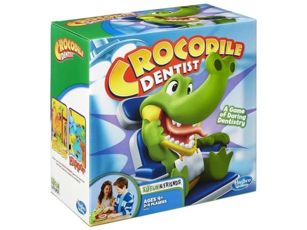 Hasbro CROCODILE DENTIST, Brädspel, Familj, 4 År, Familjespel
