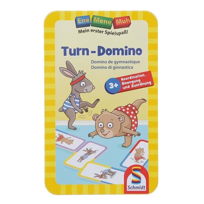 SCHMIDT SPIELE Domino Gym Pocket Game - Am Stram Gram