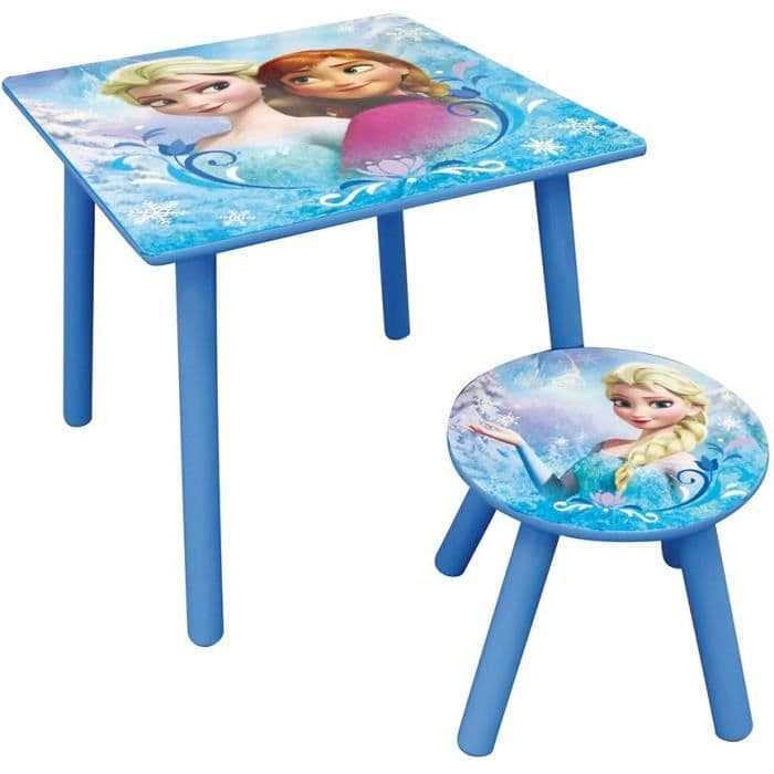 Fun House Disney Frozen square bord med pall för barn