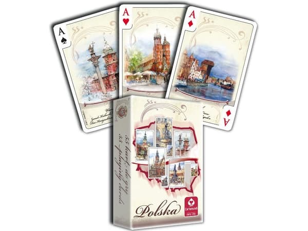 Kort Polen Akvarell 55 blader