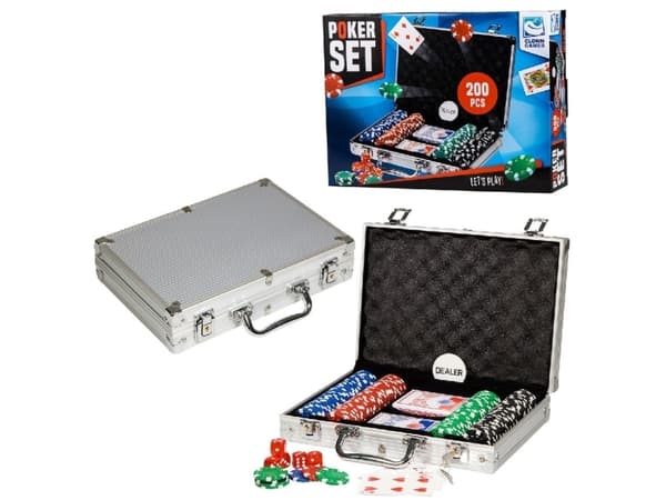 Pokersett med 300 sjetonger