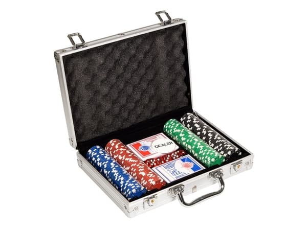 Pokersett med 300 sjetonger