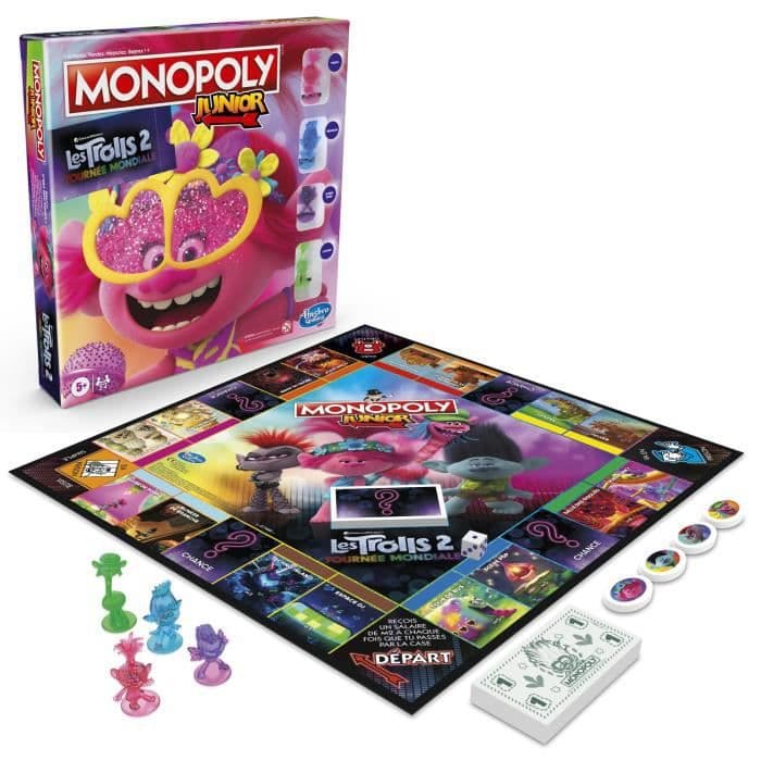 Monopol Junior Trolls - Brætspil - Brætspil - Fransk version