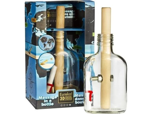 Puzzle in a bottle (Letter in a bottle) - level 3/4
