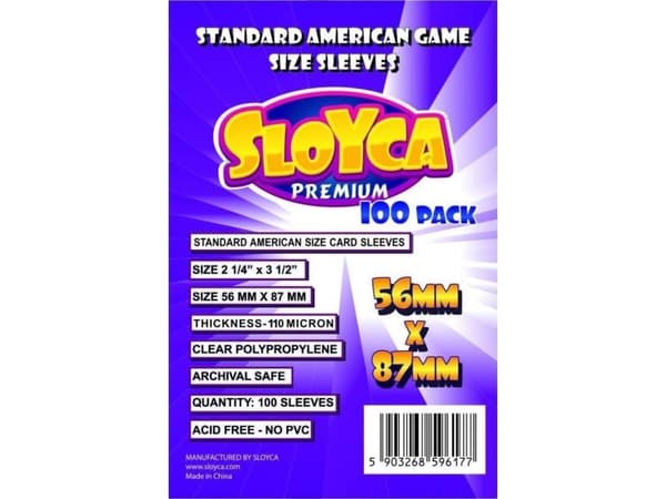 SLOYCA Standard American Premium 56x87 mm T-skjorter (100 stk)