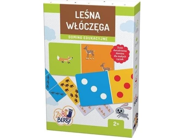 Trefl Game Forest Tramp opetuksellinen dominopeli
