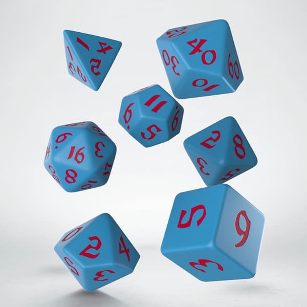 Tärningsset - Classic Runic Blue & red (SCLR2D) - Brädspel