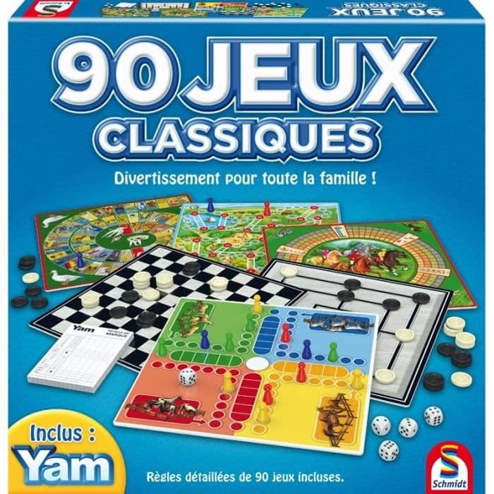 SCHMIDT Box med 90 klassiske spil