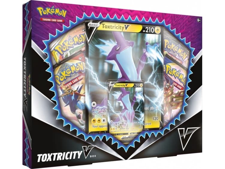 POKEMON TCG Sword & Shield VBox Toxtricity cards