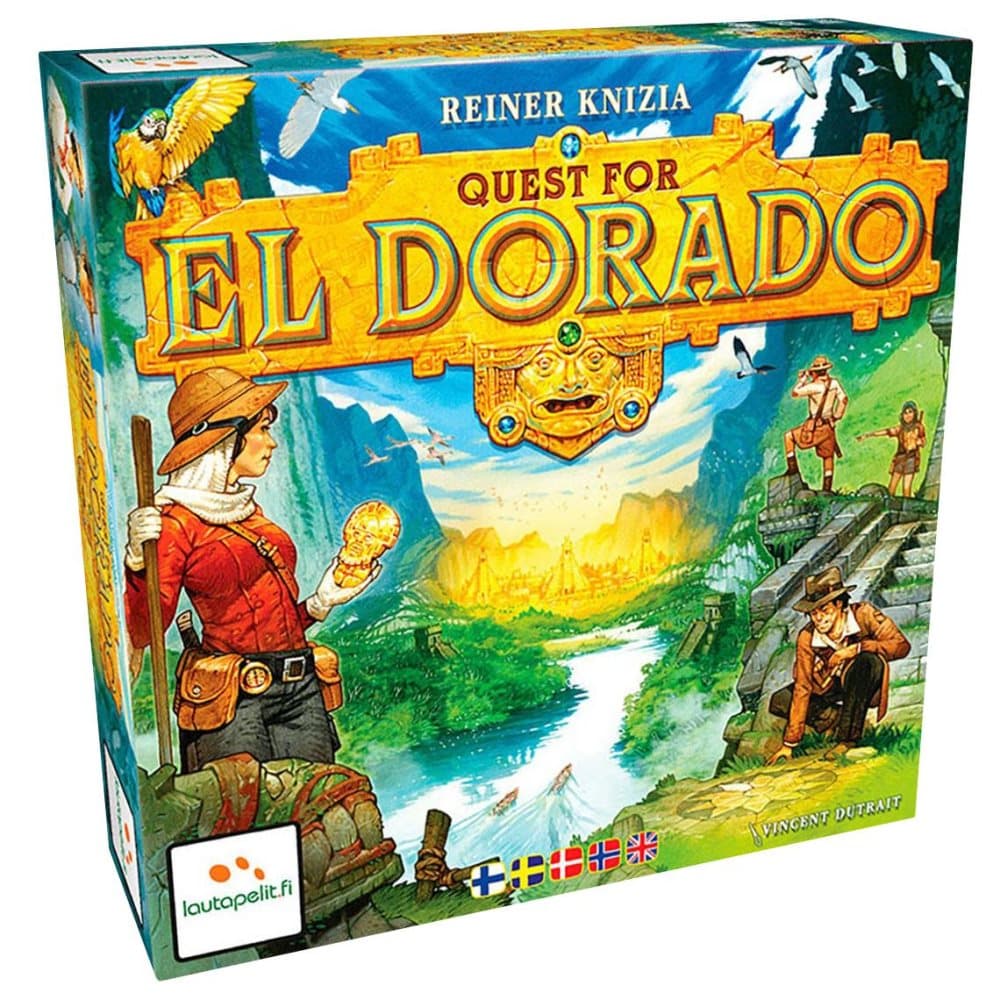 Quest for El Dorado - Brädspel (Nordic, ENG)