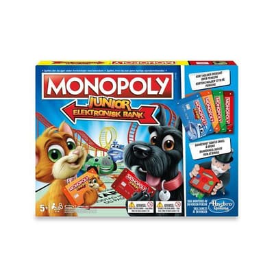 Monopoly Junior Electronic Banking (DK/NO)- Familjespel