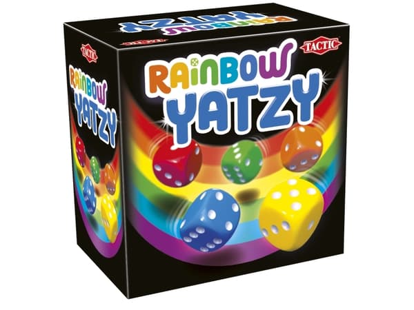 Tactic Rainbow Yatzy, Yatzy, Vuxen och barn, Alla, 6 År, 15 min, 124 mm