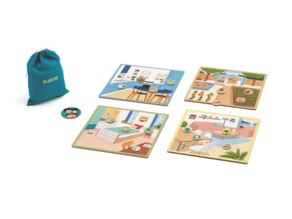DJECO Tapikékoi, Lautapeli, Indlæring, 5 År, Perhepeli, Perhepelit