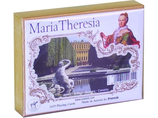 Piatnik PIATNIK CARDS LUX 2 TALIE MARIA THERESIA - 2131
