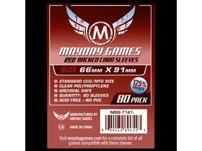 Mayday T-shirts Standard CCG 66x91 red (80 pcs)