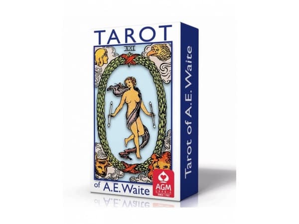 Cartamundi Kortos tarot a e waite pocket tarot mėlynas