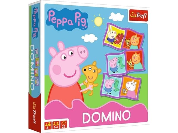 Trefl Game Domino Peppa