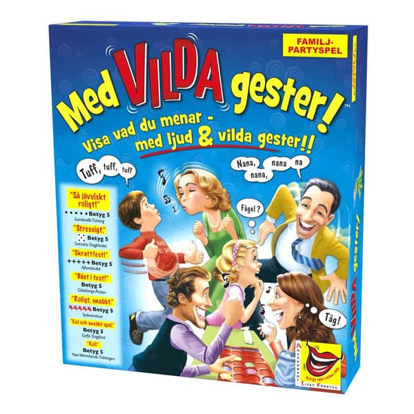 Med vilda gester