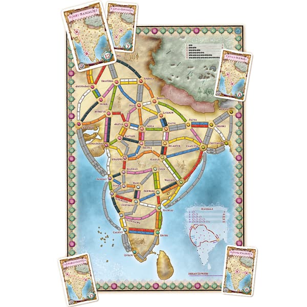 Ticket To Ride: India & Switzerland (Exp.) (Swe)