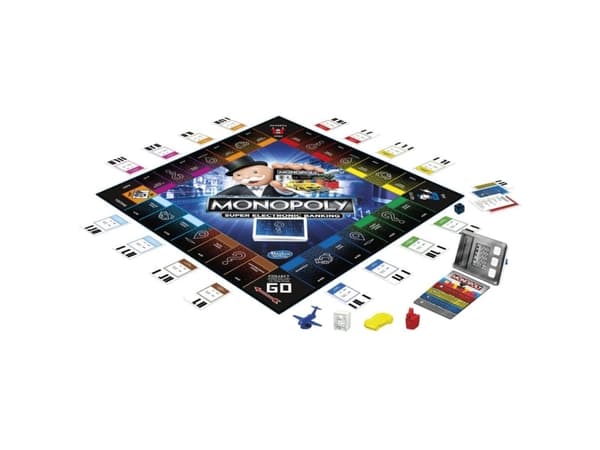 Hasbro Gaming Monopoly Super Electronic Banking, Brettspill, Pedagogisk, 8 år, Familiespill