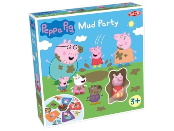 Tactic Peppa Pig Mud Party, Kort Spill, Sjansespill, 3 år, 20 min