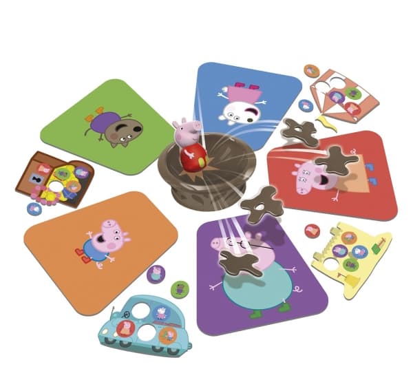 Tactic Peppa Pig Mud Party, Kort Spill, Sjansespill, 3 år, 20 min