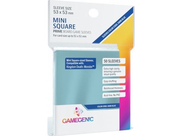 GameGenic PRIME Mini Square Sleeves 53x53 mm