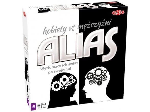 Taktinen lautapeli Alias Naiset vastaan miehet