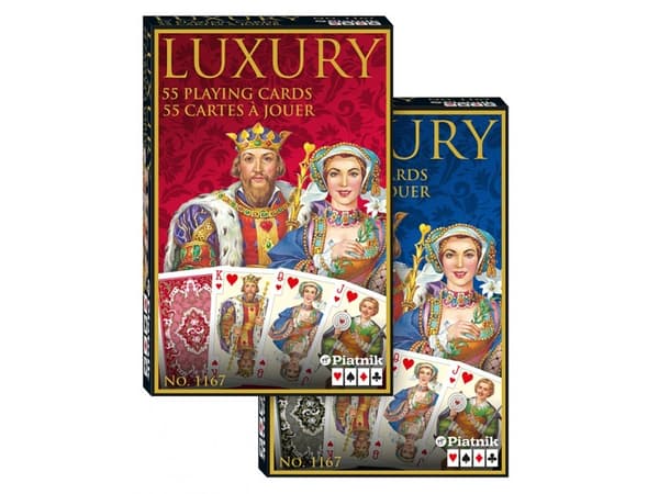 Luxury Single Cards 55 kort i en kortlek