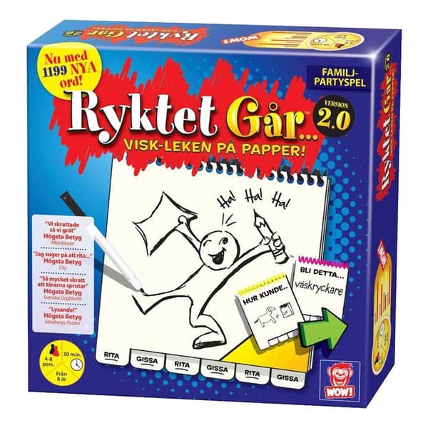 Ryktet Går 2.0 Selskapsspill
