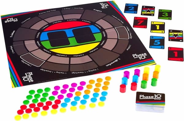 Games Phase 10, Brädspel, Strategi, 7 År, Familjespel
