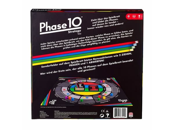 Games Phase 10, Brädspel, Strategi, 7 År, Familjespel