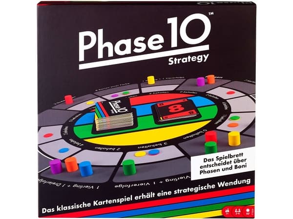 Games Phase 10, Brettspill, Strategi, 7 år, Familiespill