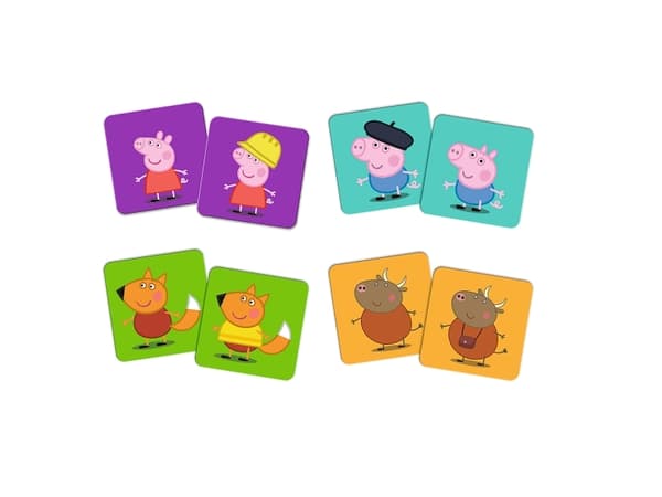 Peppa Pig Memos Classic & Plus, Brettspillutvidelse, Minne, 3 år